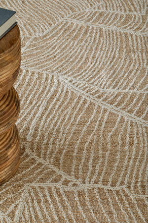 Feizy Rugs Winston Hand Tufted Wool Floral Area Rug Sculpted Pile Botanical Living Room Accent WNS8B02FCMLIVYE10