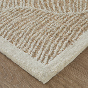 Feizy Rugs Winston Hand Tufted Wool Floral Area Rug Sculpted Pile Botanical Living Room Accent WNS8B02FCMLIVYE10
