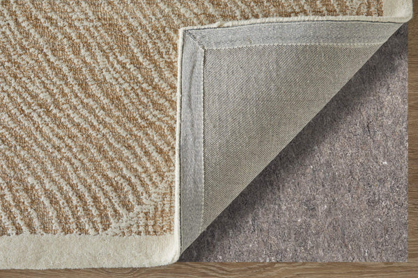 Feizy Rugs Winston Hand Tufted Wool Floral Area Rug Sculpted Pile Botanical Living Room Accent WNS8B02FCMLIVYE10