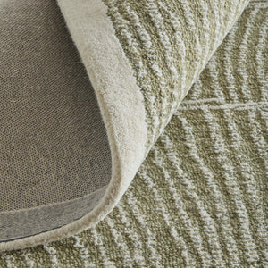 Feizy Rugs Winston Hand Tufted Wool Area Rug Sculptural Botanical Pattern for Living Room WNS8B02FGRNIVYE10
