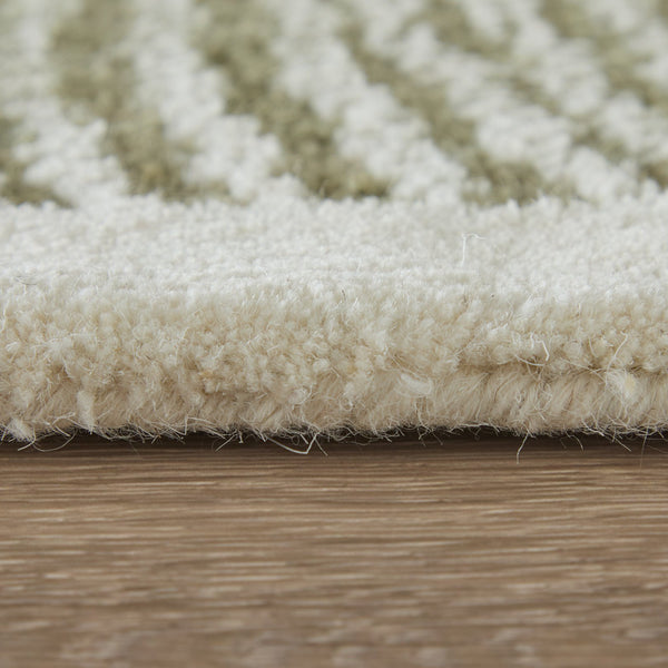 Feizy Rugs Winston Hand Tufted Wool Area Rug Sculptural Botanical Pattern for Living Room WNS8B02FGRNIVYE10