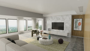 Feizy Rugs Winston Hand Tufted Wool Area Rug Sculptural Botanical Pattern for Living Room WNS8B02FGRNIVYE10