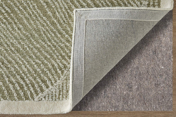 Feizy Rugs Winston Hand Tufted Wool Area Rug Sculptural Botanical Pattern for Living Room WNS8B02FGRNIVYE10