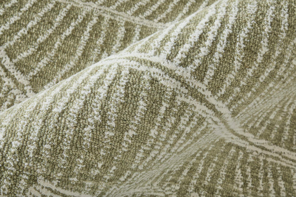 Feizy Rugs Winston Hand Tufted Wool Area Rug Sculptural Botanical Pattern for Living Room WNS8B02FGRNIVYE10