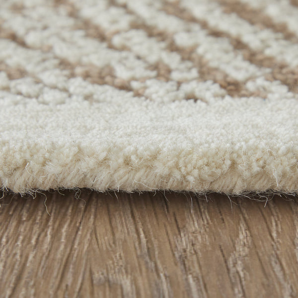 Feizy Rugs Winston Hand Tufted Wool Area Rug Sculpted Botanical Motif for Living Rooms WNS8B02FTPEIVYE10