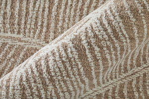Feizy Rugs Winston Hand Tufted Wool Area Rug Sculpted Botanical Motif for Living Rooms WNS8B02FTPEIVYE10