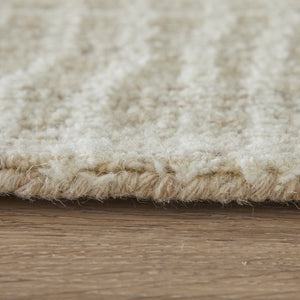 Feizy Rugs Winston Hand Tufted Wool Area Rug Sculpted Plaid Texture for Living Bedroom Spaces WNS8B04FBGEIVYE10