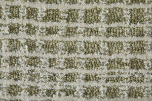 Feizy Rugs Winston Hand Tufted Wool Plaid Rug Sculpted Loop and Cut Pile for Living Rooms WNS8B04FGRNIVYE10