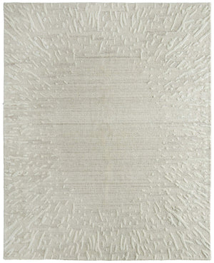Feizy Rugs Winston Hand-Tufted Wool Area Rug Sculpted Loop Cut Pile Modern Living Room Accent Ivory 5' x 8' WNS8B06FNATBGEE10
