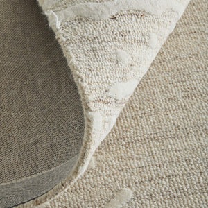 Feizy Rugs Winston Hand-Tufted Wool Area Rug Sculpted Loop Cut Pile Modern Living Room Accent Ivory 5' x 8' WNS8B06FNATBGEE10