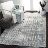 Safavieh Winston 172 WNT172 Power Loomed Contemporary Rug Grey / Beige WNT172C-24