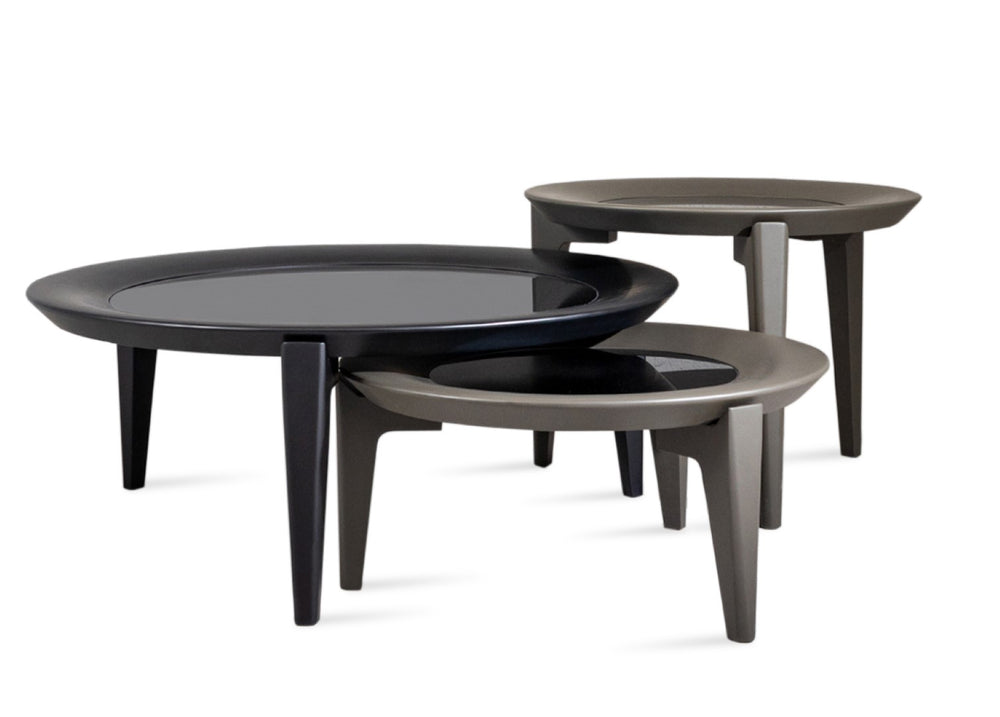 Soho Concept Wowo Large Coffee Table: Stylish Smoked Frosted Glass & Dark Grey Lacquer Base For Modern Living Rooms   Soho-concept-dining-chair-13984