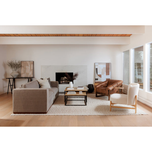 Moe's Home Saga Wall Décor: Abstract Canvas Art With Timeless Earthy Tones For Modern Interior Spaces Multicolor Ink Print On Canvas,Black Polystyrene Frame Wp-1258-37