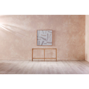 Moe's Home Configured Modernist-inspired Framed Painting With Floating Shapes And Soft Muted Tones For Home Decor Multicolor Print On Canvas,Pine Frame Wp-1270-37