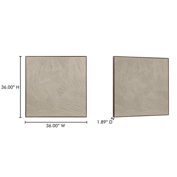 Moe's Home Flutter Framed Painting - Captivating 3d Artwork With Textured Acrylic On Canvas For Modern Décor Multicolor Acrylic Paint On Canvas,Solid Pine Frame Wp-1306-37