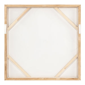 Moe's Home Chorus Abstract Painting - Elegant Neutral Tones With Lyrical Brush Strokes For Timeless Décor Multicolor Acrylic Paint On Canvas,Solid Pine Frame Wp-1309-37