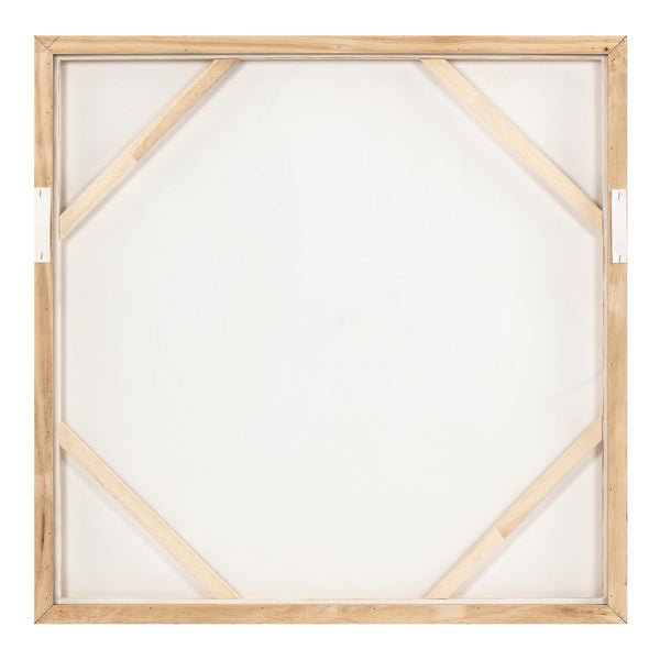 Moe's Home Chorus Abstract Painting - Elegant Neutral Tones With Lyrical Brush Strokes For Timeless Décor Multicolor Acrylic Paint On Canvas,Solid Pine Frame Wp-1309-37