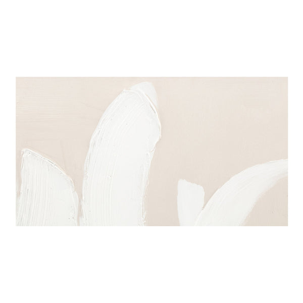 Moe's Home Chorus Abstract Painting - Elegant Neutral Tones With Lyrical Brush Strokes For Timeless Décor Multicolor Acrylic Paint On Canvas,Solid Pine Frame Wp-1309-37