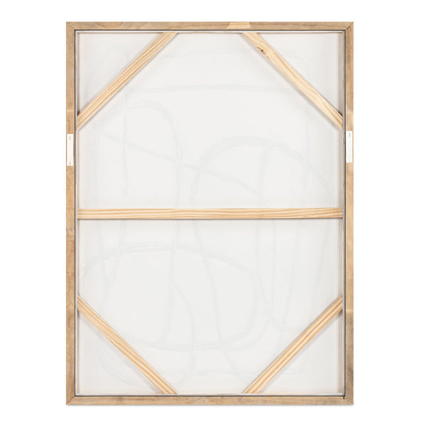 Moe's Home Encounters Framed Painting – Mesmerizing Textured Acrylic Art For Transitional Home Décor Multicolor Acrylic Paint On Canvas,Solid Pine Frame Wp-1310-37