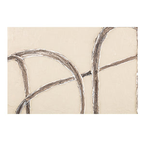 Moe's Home Encounters Framed Painting – Mesmerizing Textured Acrylic Art For Transitional Home Décor Multicolor Acrylic Paint On Canvas,Solid Pine Frame Wp-1310-37