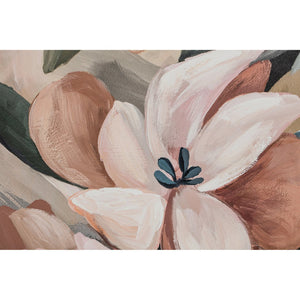 Moe's Home Virtue Painting - Exquisite Floral Art With Textured Brushstrokes, Perfect For Transitional Decor Multicolor Acrylic Paint On Canvas,Solid Pine Frame Wp-1316-37
