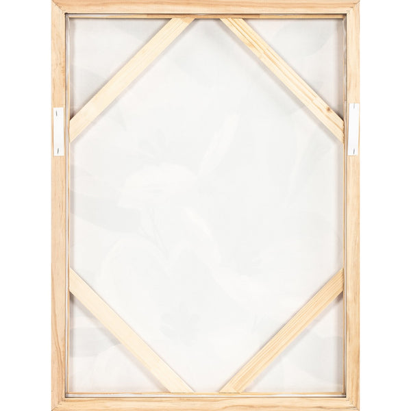 Moe's Home Virtue Painting - Exquisite Floral Art With Textured Brushstrokes, Perfect For Transitional Decor Multicolor Acrylic Paint On Canvas,Solid Pine Frame Wp-1317-37