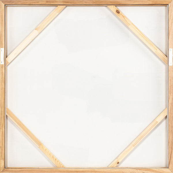 Moe's Home Studio Framed Painting - Modernist Abstract Art With Rich Textures And Warm Tones For Elegant Decor Multicolor Acrylic Paint On Canvas,Solid Pine Frame Wp-1321-37