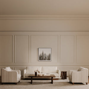 Moe's Home Nightingale Framed Painting: Evoke Tranquil Serenity With Textured Art Inspired By Nocturnal Whispers Multicolor Acrylic Paint On Parchment,Solid Pine Frame Wp-1323-37