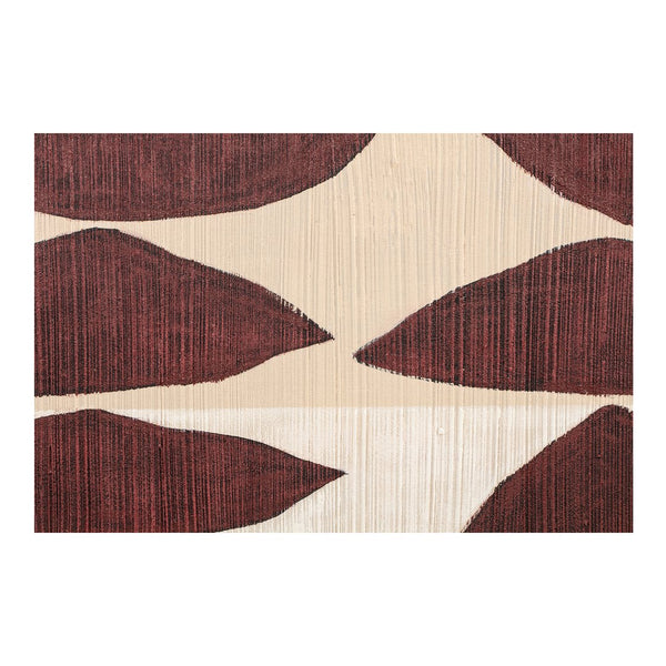 Moe's Home Amada Framed Painting - Elegant Modern Abstract Art With Textured Acrylic And Warm Red Hues Multicolor Acrylic Paint On Canvas,Solid Pine Frame Wp-1324-37