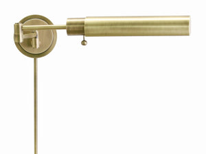 House Of Troy Home/Office Wall Swing Elegant Design For Stylish Spaces - Direct Wired Convenience For Versatility Antique Brass Metal Ws12-71-f