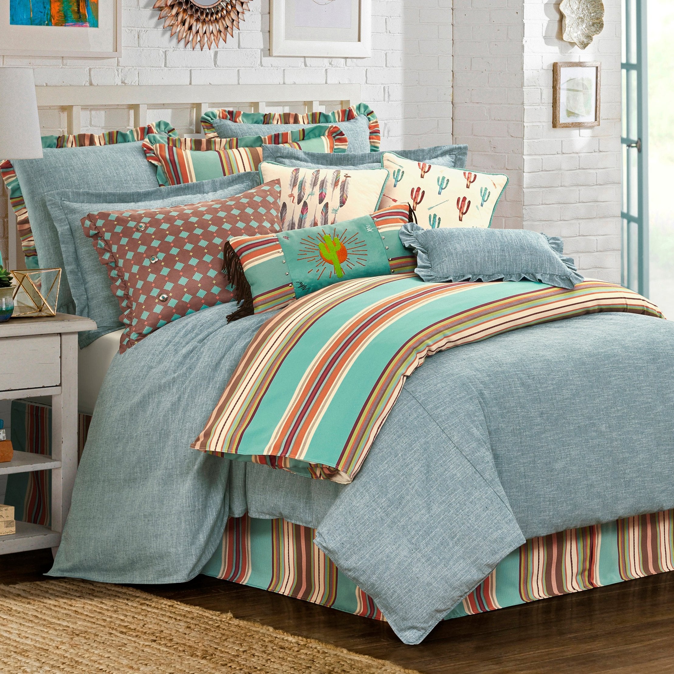 HiEnd Accents Serape Bed Skirt - Thumbnail 2
