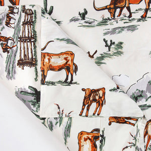 Hiend Accents Ranch Life Reversible Comforter Set - Embrace Rustic Charm With Vintage Cowboy Motifs And Warmth Duffle Bag Face And Back, 100% Cotton,Fill, 100% Polyester Ws2138-tw-df