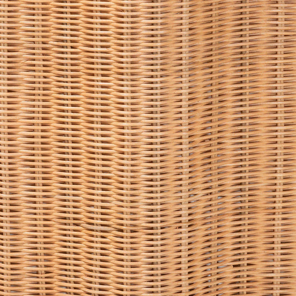 Bali & Pari Danilo Handwoven Rattan Hamper Lidded Wicker Storage for Bedroom Bath