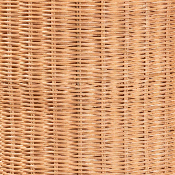 Bali & Pari Creusa Handcrafted Rattan Laundry Basket Tall Bohemian Storage