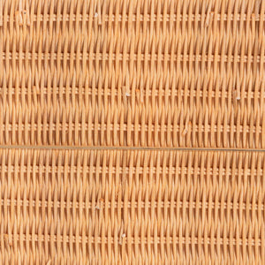 Bali & Pari Asante Handwoven Rattan Pagoda Shelf Three Open Tiers Boho Living