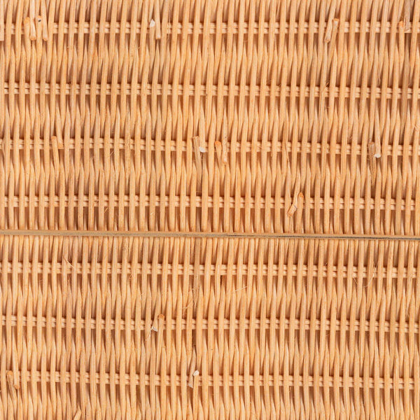 Bali & Pari Asante Handwoven Rattan Pagoda Shelf Three Open Tiers Boho Living