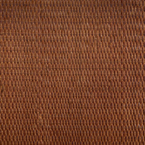 Bali & Pari Tahlia Handcrafted Natural Rattan Bar Cart with Tortoise Finish Open Shelves