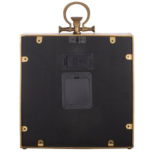 Safavieh Maximilian Gear Clock Industrial Statement Piece For Wall Or Tabletop In Metal Mdf BLACK / GOLD WS361501