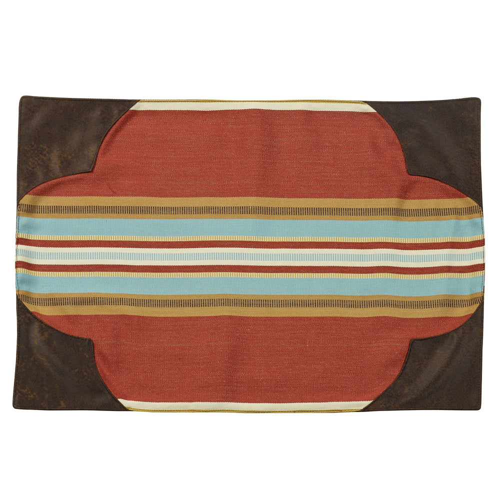 Hiend Accents Calhoun Southwest Placemat Set - Enhance Your Dining With Rustic Elegance And Vibrant Designs Multi Color 100% Polyester Ws4060pm