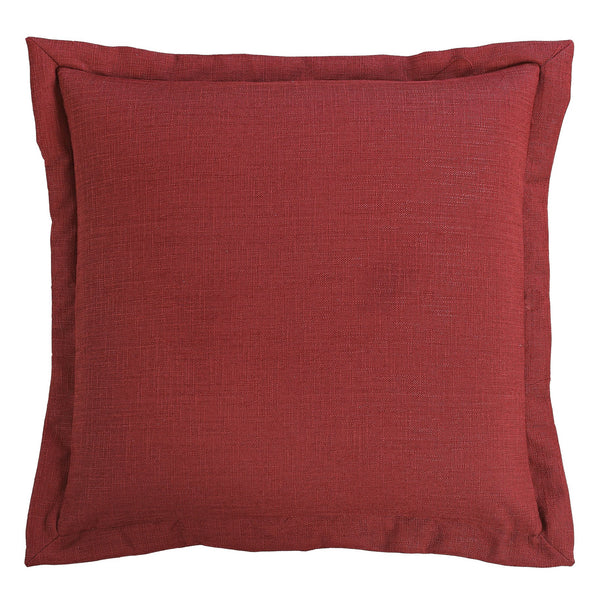 Hiend Accents Ruidoso Garnet Flanged Euro Sham - Elevate Your Bedding With Elegant Charm And Vibrant Color Red 100% Polyester Ws4066e2