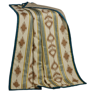 Hiend Accents Alamosa Throw: Stylish Reversible Blanket With Geometric Pattern For Cozy Home Decor And Comfort Multi 100% Polyester Ws4082th