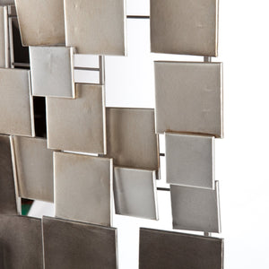 Safavieh Holly And Martin Wavson Geometric Metal Wall Sculpture Modern Art For Living Room Or Office WS4457