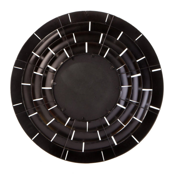 Safavieh Baroda Round Iron Tile Wall Mirror With Beveled Glass For Rustic Eclectic Decor WS4761