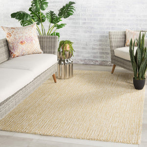Jaipur Living Jaipur Living Jardin Handwoven Polyester Indoor Outdoor Rug for Patio or Room Ochre 5'X8' RUG145800