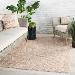 Jaipur Living Jaipur Living Jardin Handwoven Polyester Indoor Outdoor Rug for Patio or Room Tan 5'X8' RUG145805