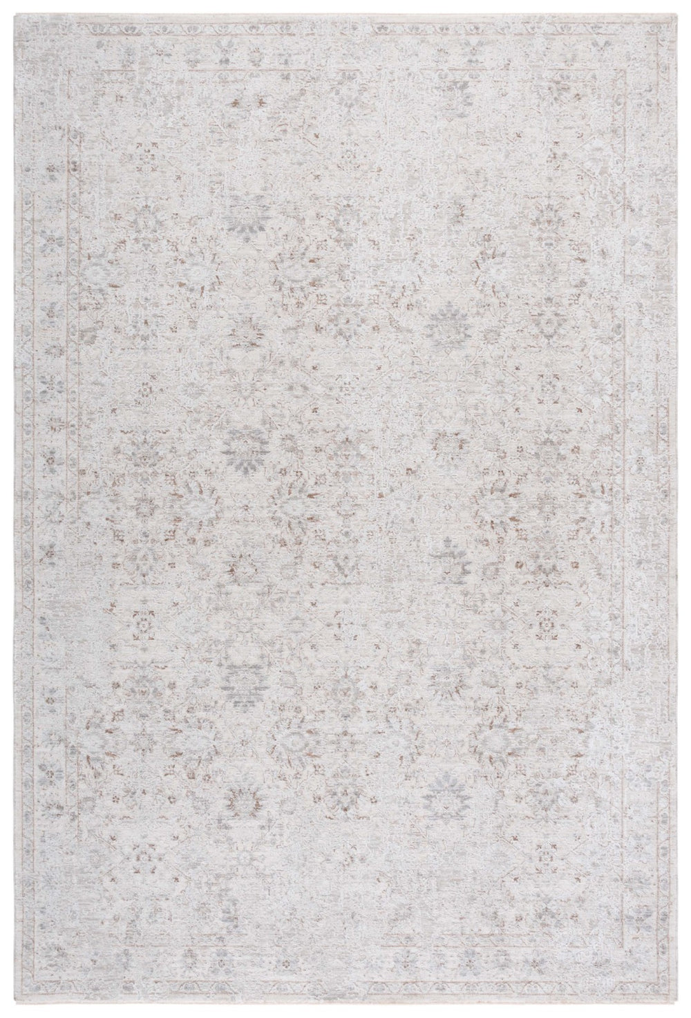 Safavieh Wisteria Elegant Area Rug - Luxurious Polyester, Timeless Traditional Style For Any Living Space Ivory ,Beige Polyester Wst604a-8