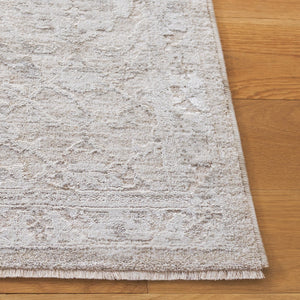 Safavieh Wisteria Exquisite Power Loomed Area Rug – Elegant Traditional Design For Stylish Home Decor Grey ,Ivory Polyester Wst608f-8