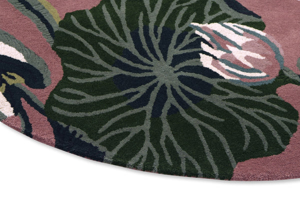 Brink & Campman Wedgewood Waterlily Red/Blue/Green/White 6'7"