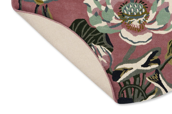 Brink & Campman Wedgewood Waterlily Red/Blue/Green/White 6'7"