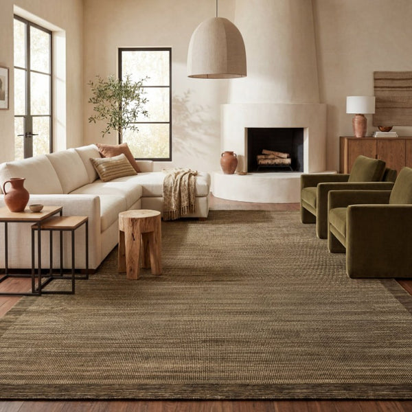 Oriental Weavers Warner Flatweave Wool Axminster Area Rug Warm Brown Tan Grid Indoor Accent 3'3" x 5' WWRN08100152ST